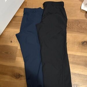 Hogan Men's Dual-Tone Black and Navy Dress Pants